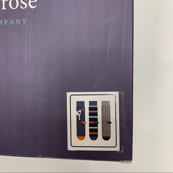 Dog & Rose Sock Company Boxed Gift Set 3 Pair Novelty Socks New Nwt Nib - Picture 6 of 8